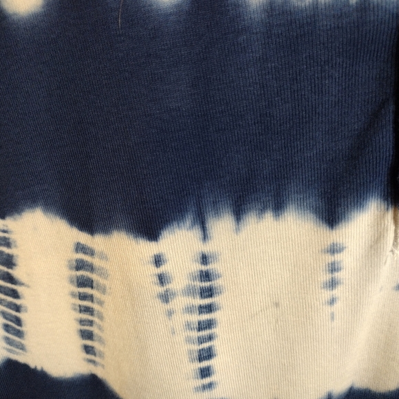 American Living Blue and White Tie Dye Dress - Picture 6 of 7